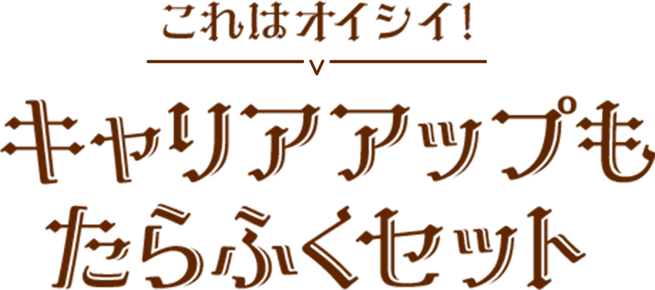 キャリアアップもたらふくセット