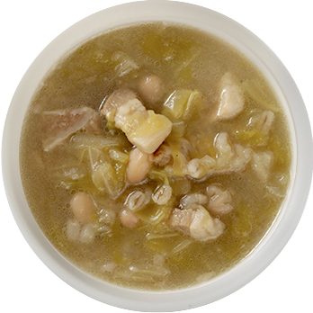 国産豚ばらとキャベツの食べるスープ