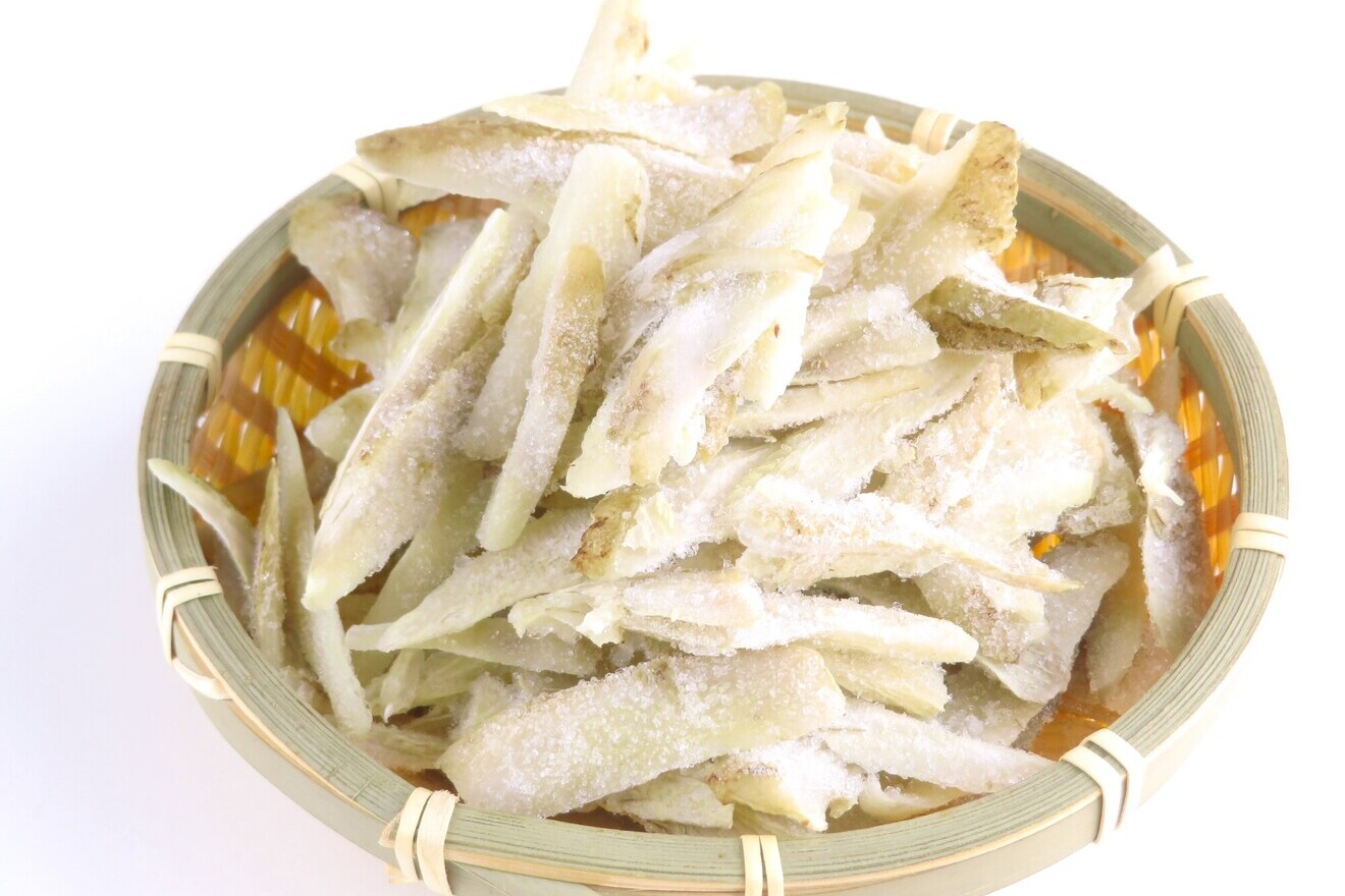 冷凍したごぼうの画像