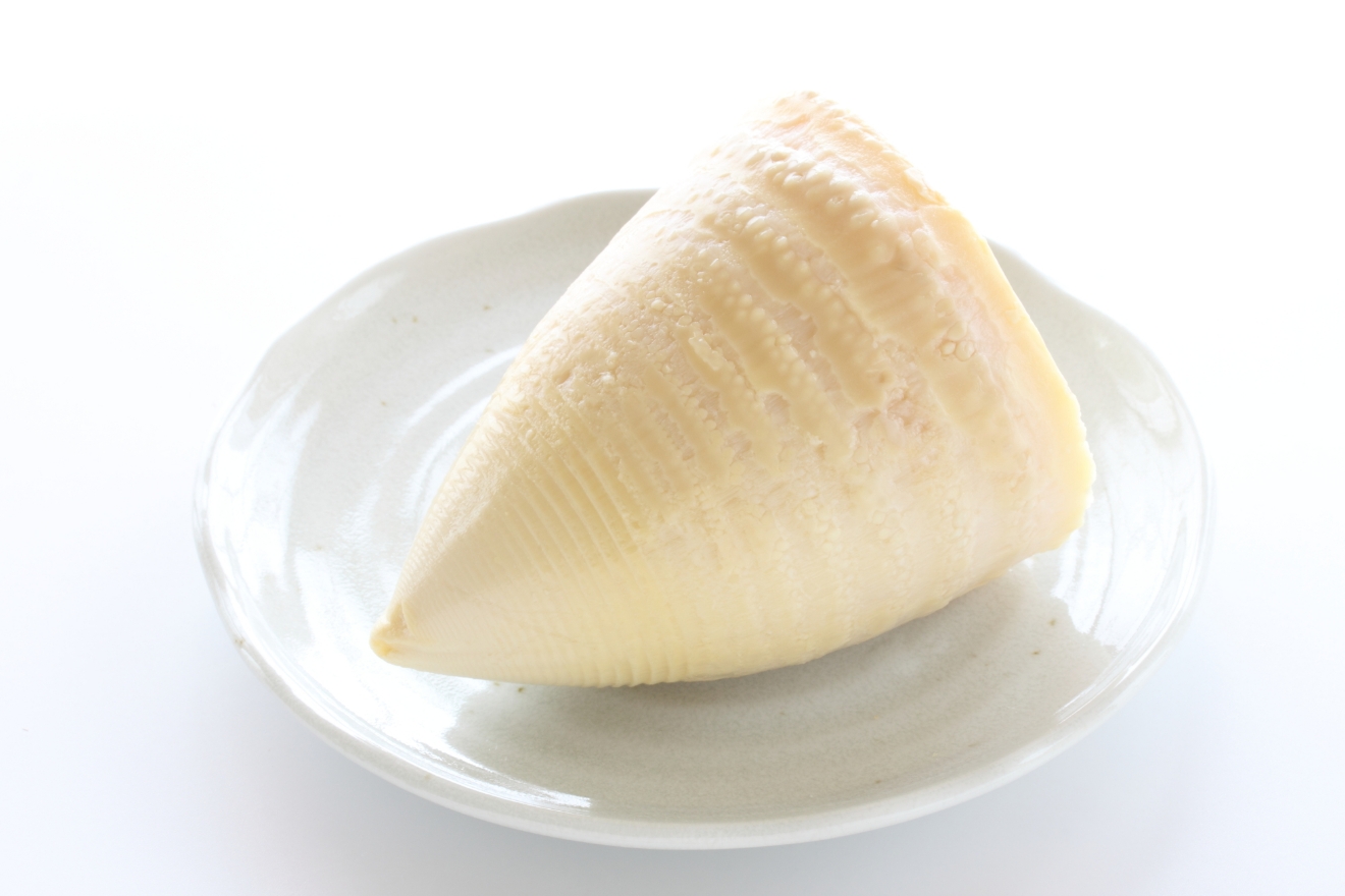 ゆでられたたけのこの画像