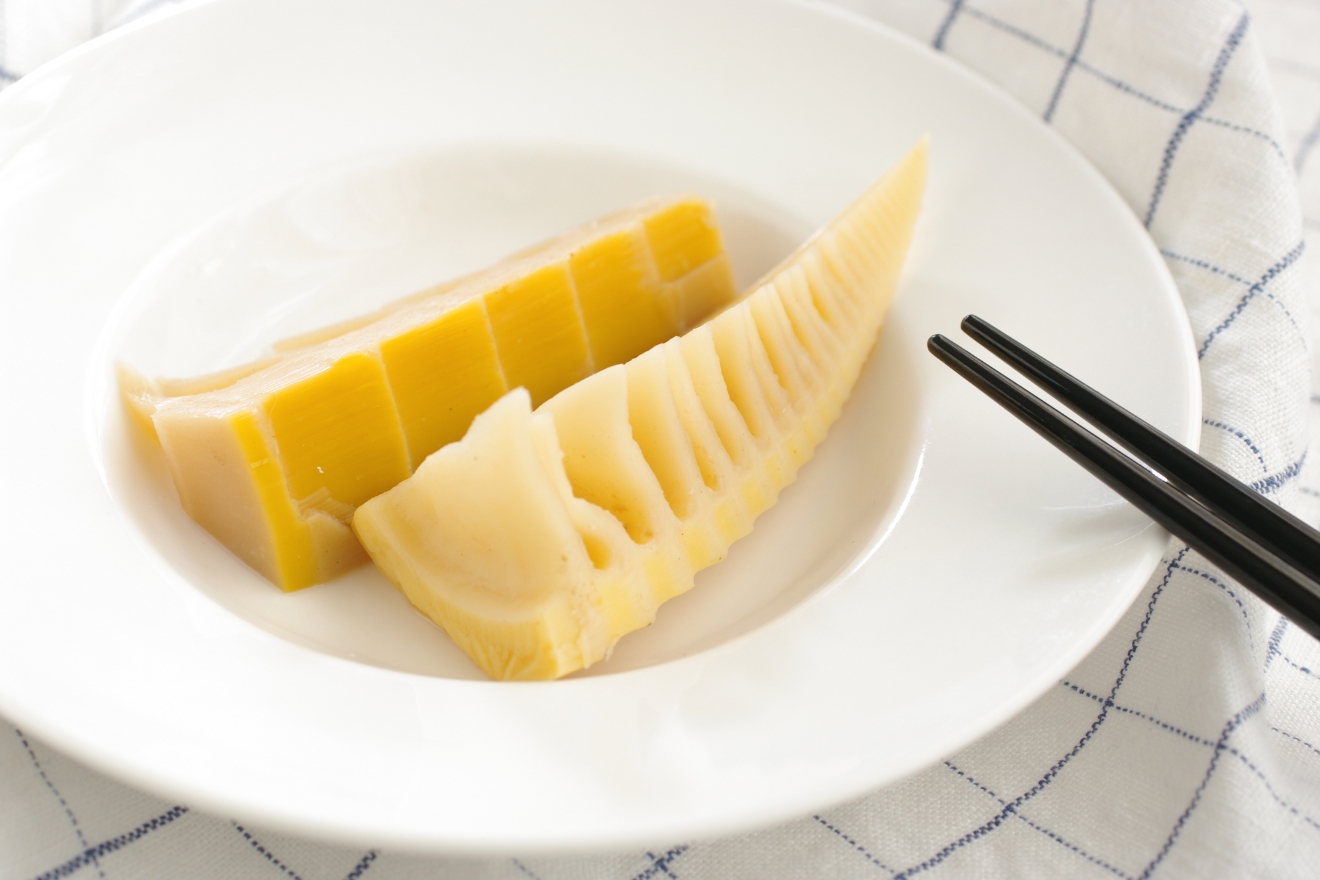切られたたけのこの画像