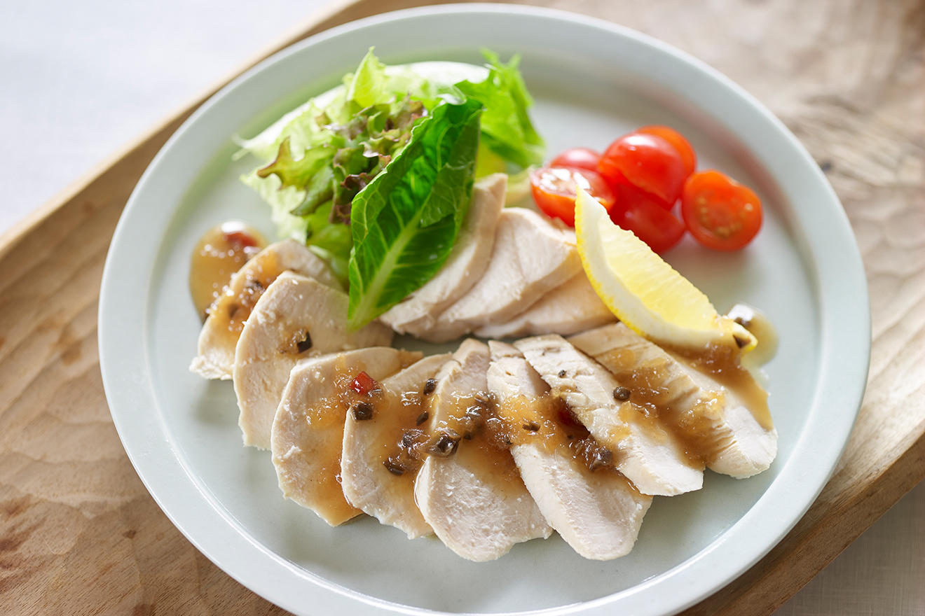 自家製サラダチキンの画像