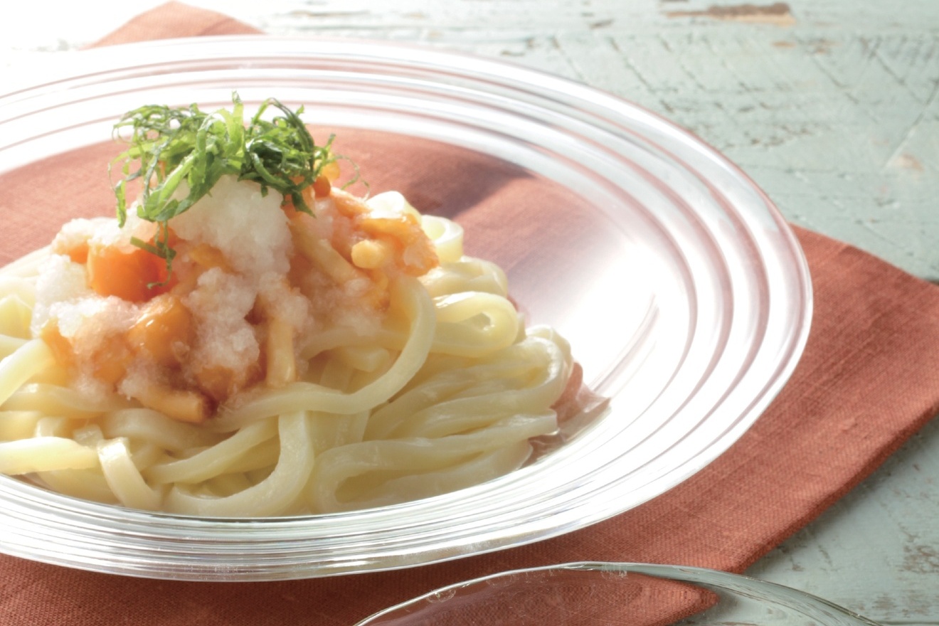 なめこおろしのつけうどんの画像