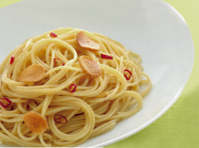 【パスタに】ペペロンチーノ