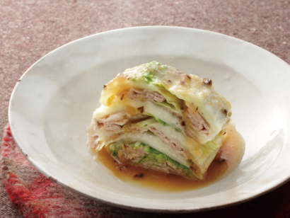 白菜と豚ばら肉の重ね蒸し