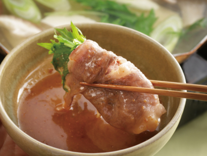 牛赤身肉と野菜のしゃぶしゃぶ