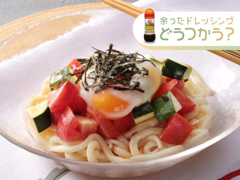 スタミナ冷やしうどん ガーリック風味