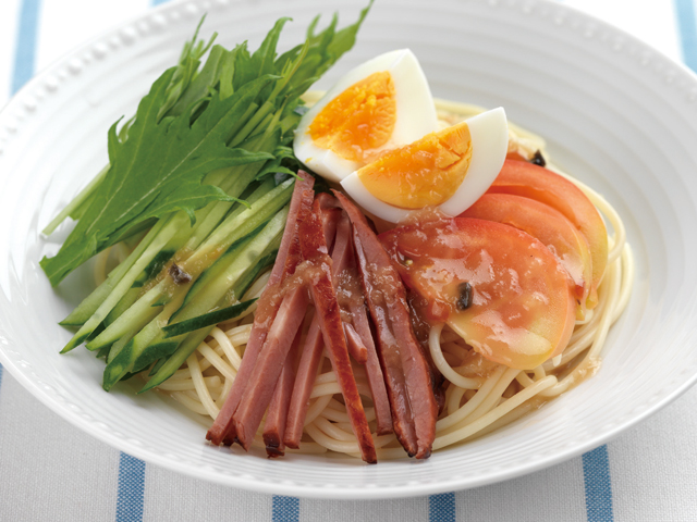 冷やし中華風サラダパスタ