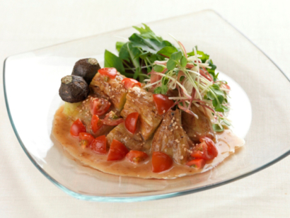 焼なすのサラダ仕立て