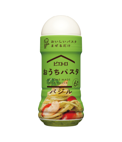 おうちパスタ バジル